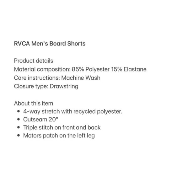 RVCA‎ Mens Size 29 Retro Pink Blue Striped Stretch 20” Board Shorts Swim NWT - Picture 4 of 13